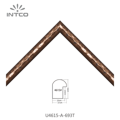 U4615-A-693T — 3.1cm Bronze PS Bilderrahmenleiste