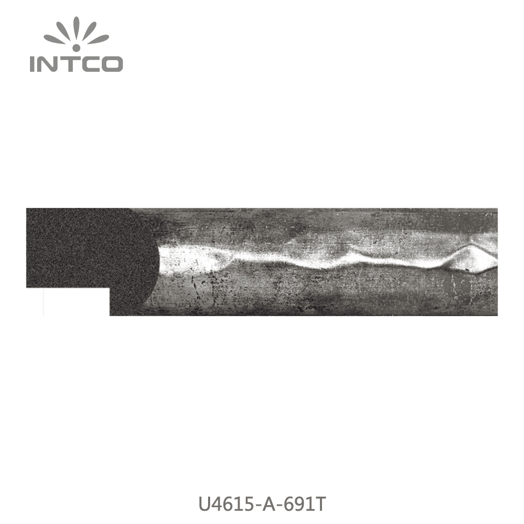 U4615-A-691T — 3.1cm Silber PS Bilderrahmenleiste