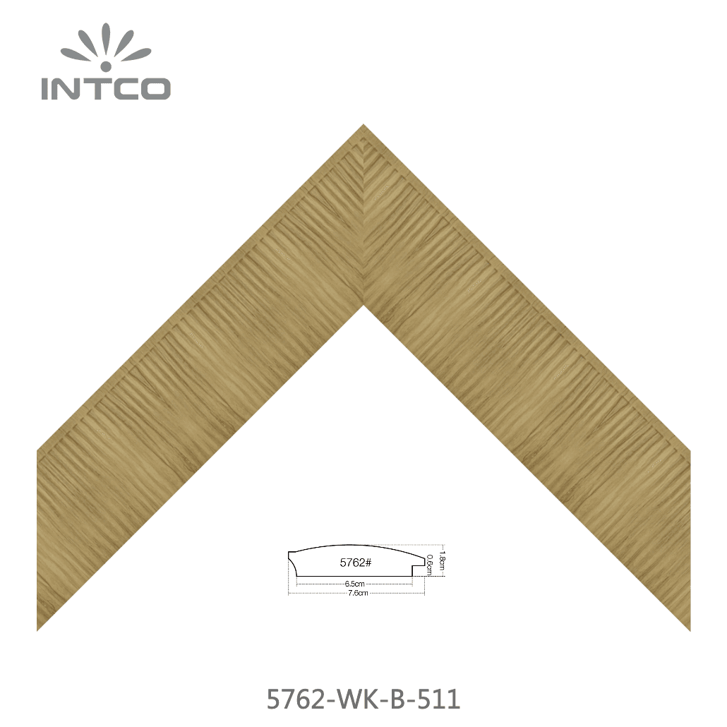 5762-WK-B-511 — 7.62cm Naturel PS Baguette d'Encadrement