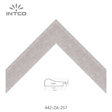442-ZA-257 — 6.53cm Multicolor PS Moldura para Quadro