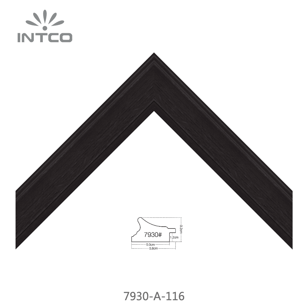 7930-A-116 — 5.8cm Naturel PS Baguette d'Encadrement