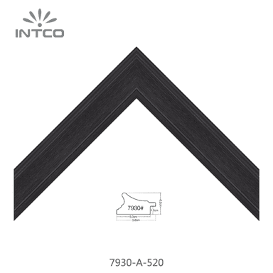 7930-A-520 — 5.8cm Natur PS Bilderrahmenleiste