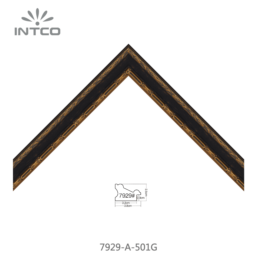 7929-A-501G — 3.8cm Naturel PS Baguette d'Encadrement