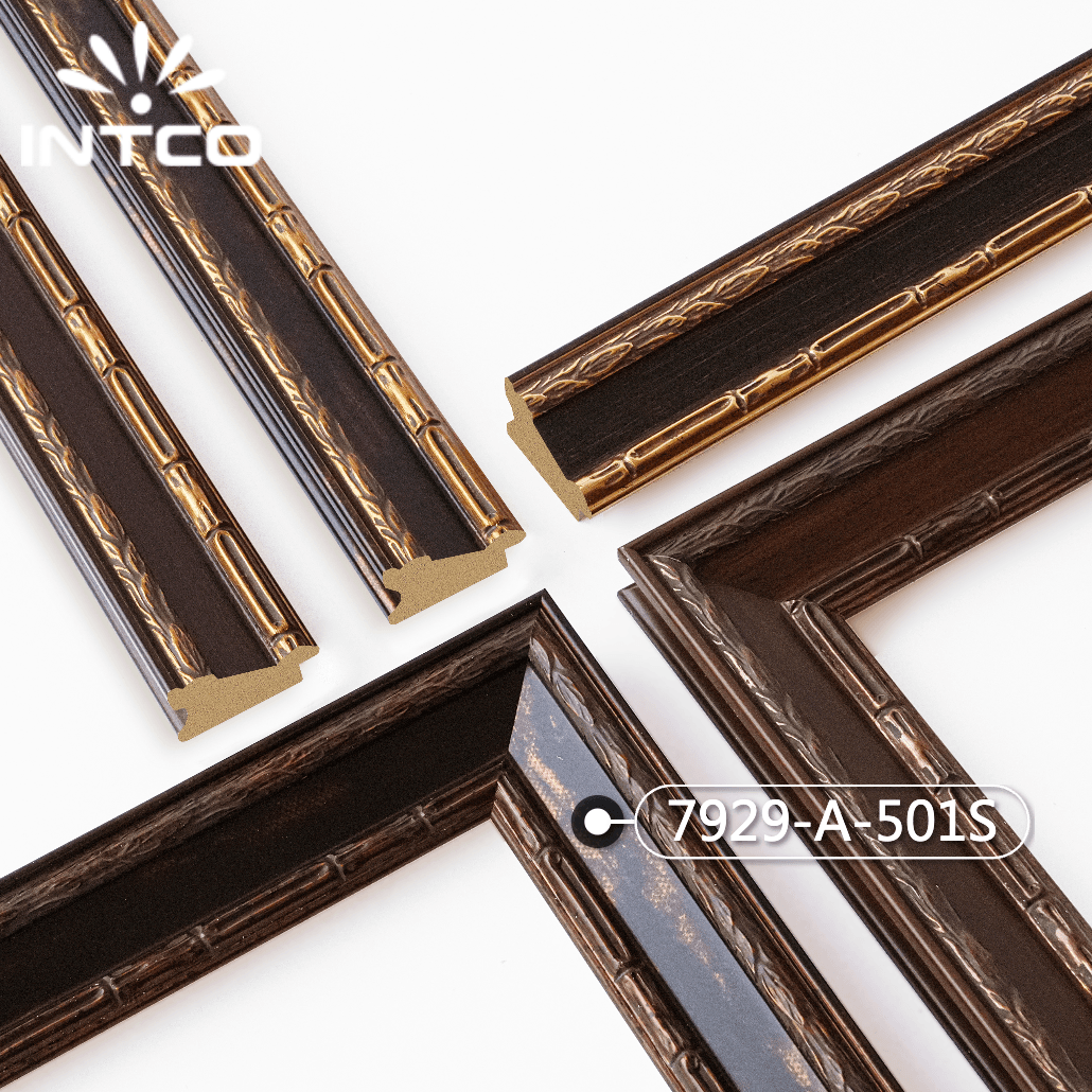 7929-A-501S — 3.8cm Naturel PS Baguette d'Encadrement