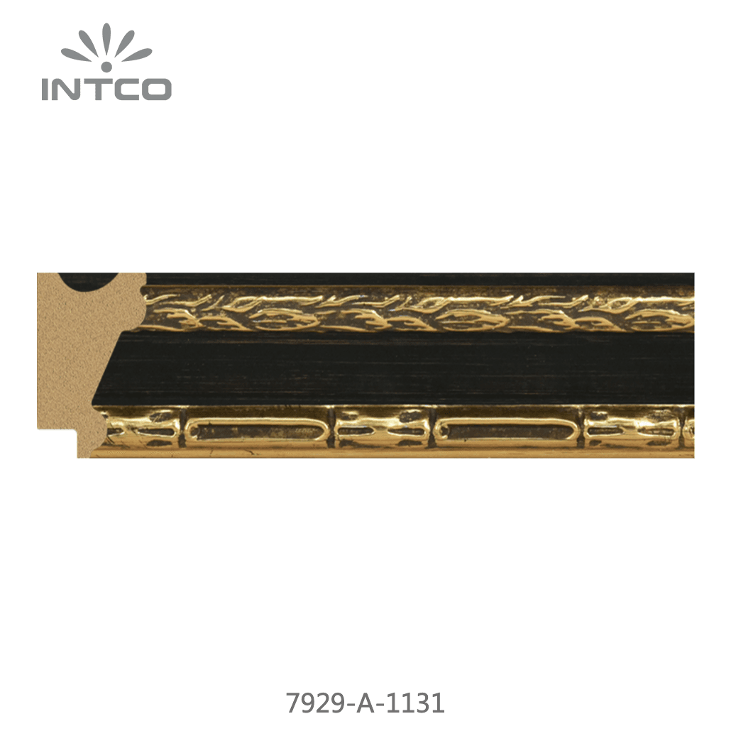7929-A-1131 — 3.8cm Gold PS Bilderrahmenleiste