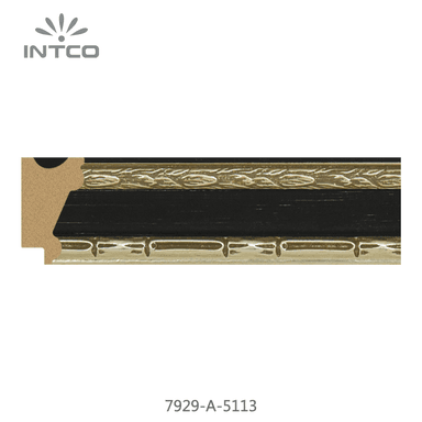 7929-A-5113 — 3.8cm Gold PS Bilderrahmenleiste