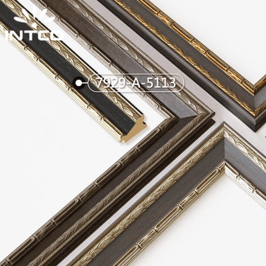 7929-A-5113 — 3.8cm Gold PS Bilderrahmenleiste