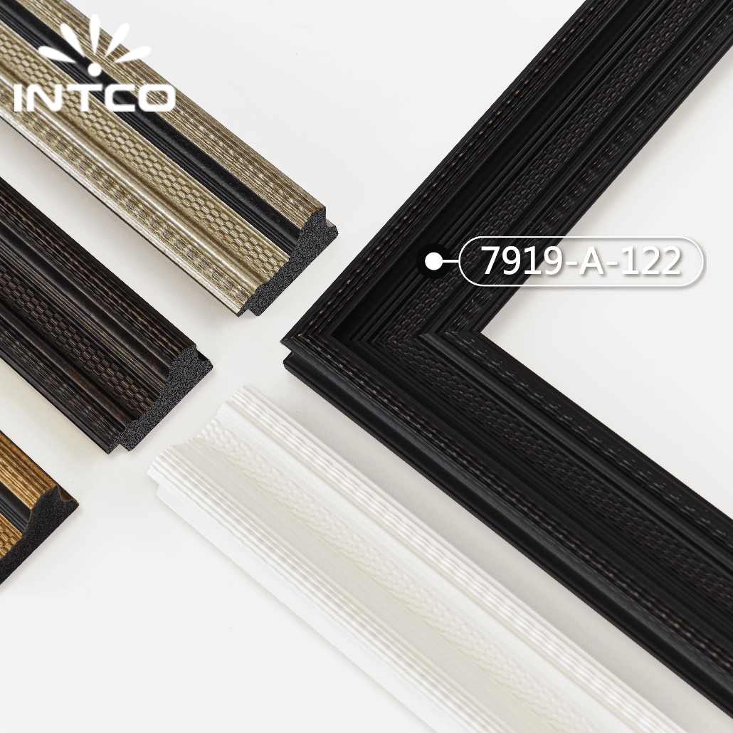 7919-A-122 — 5cm Negro PS Moldura para Marco de Fotos