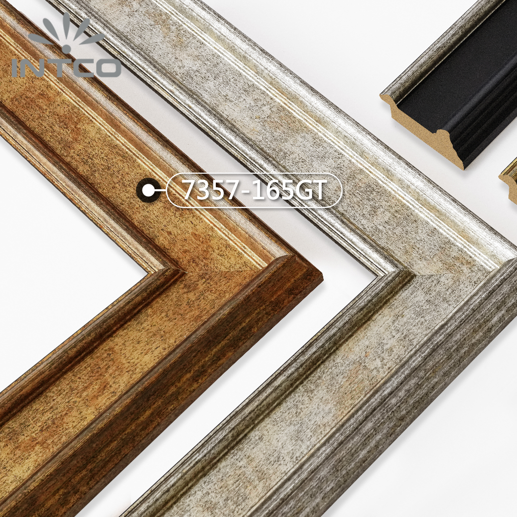 7357-165GT — 6.3cm Bronce PS Moldura para Marco de Fotos