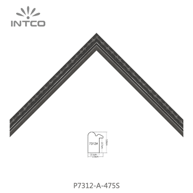 P7312-A-475S — 2.78cm Prateado PS Moldura para Quadro