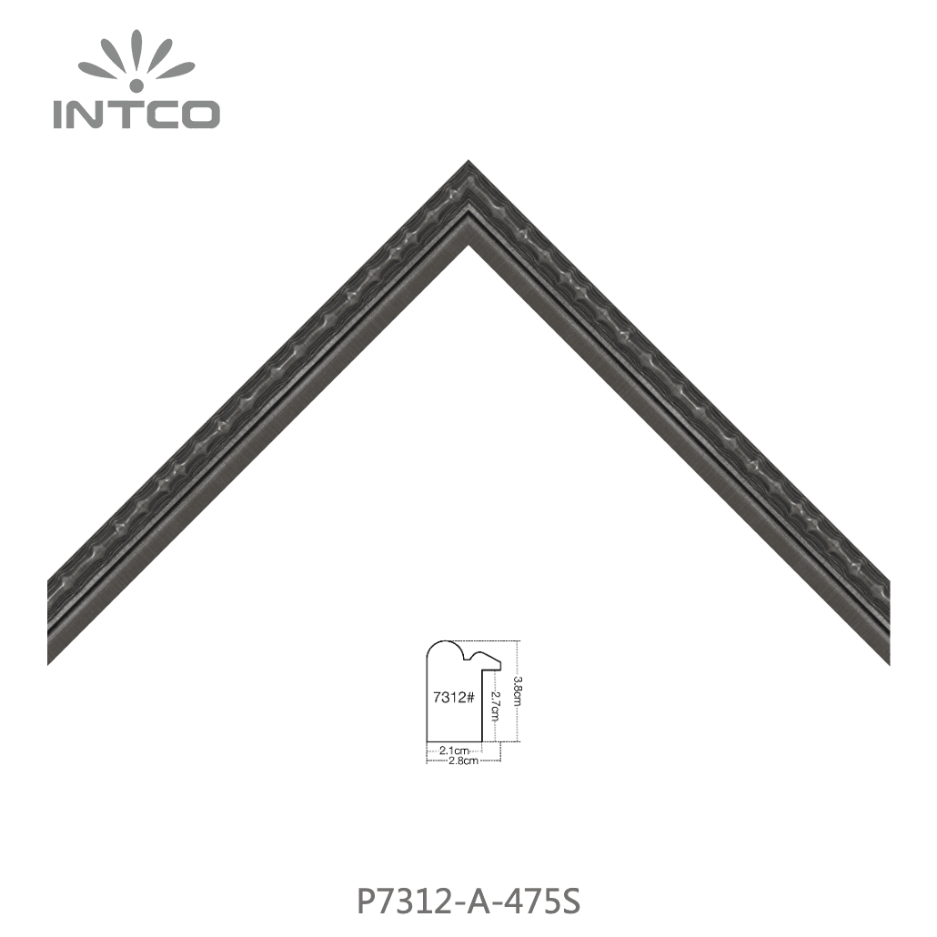 P7312-A-475S — 2.78cm Prateado PS Moldura para Quadro