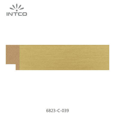 6823-C-039 — 3.26cm Gold PS Bilderrahmenleiste