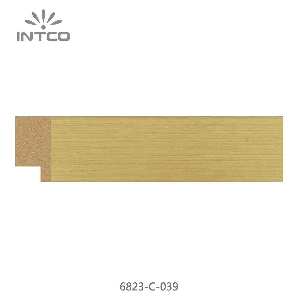 6823-C-039 — 3.26cm Gold PS Bilderrahmenleiste