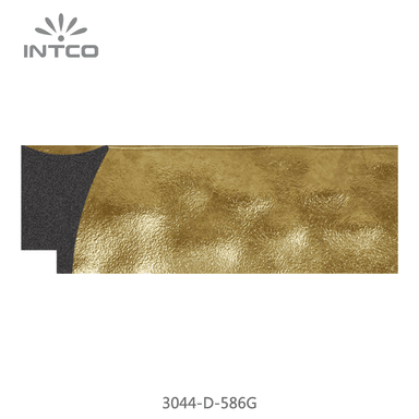 3044-D-586G — 4.63cm Gold PS Bilderrahmenleiste