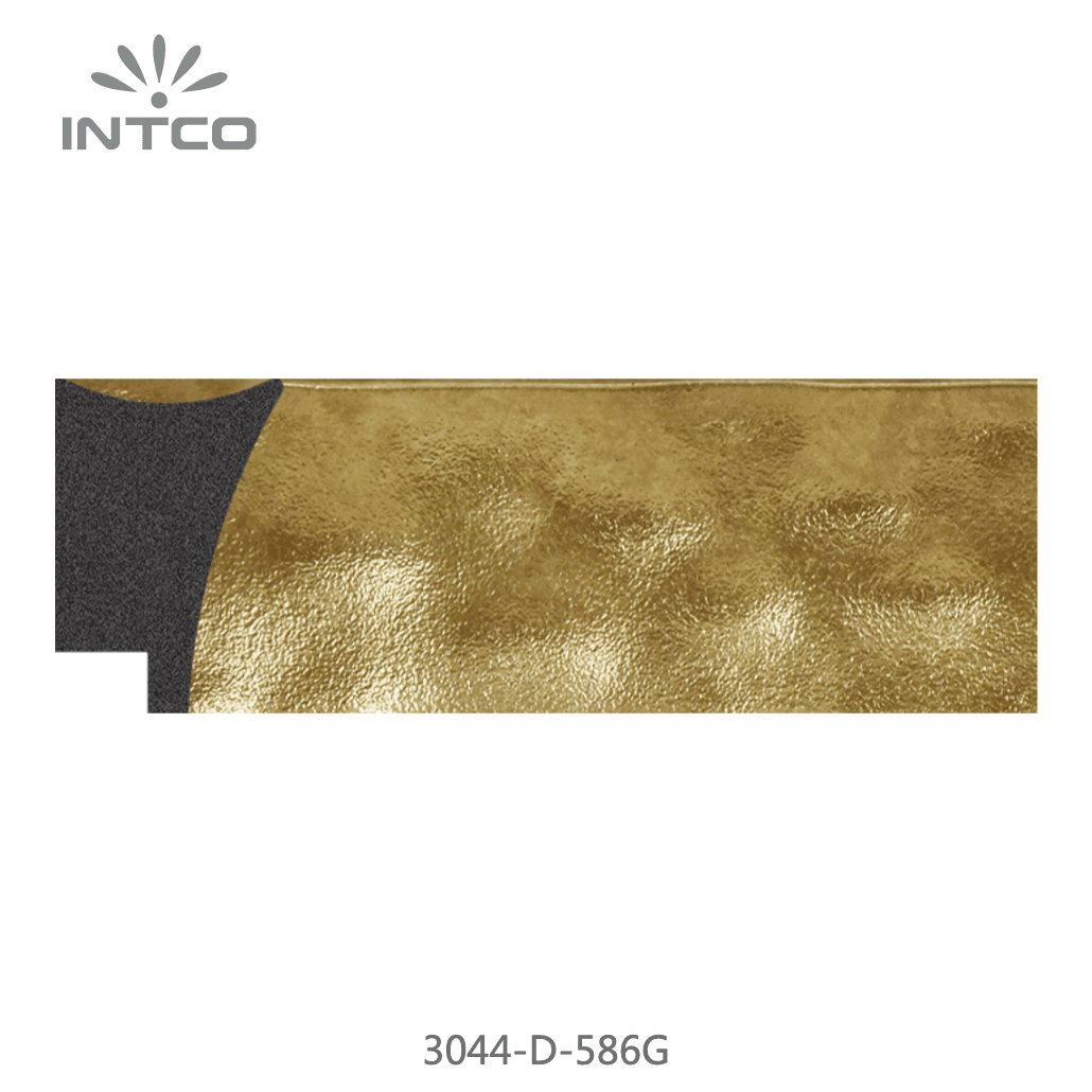 3044-D-586G — 4.63cm Gold PS Bilderrahmenleiste