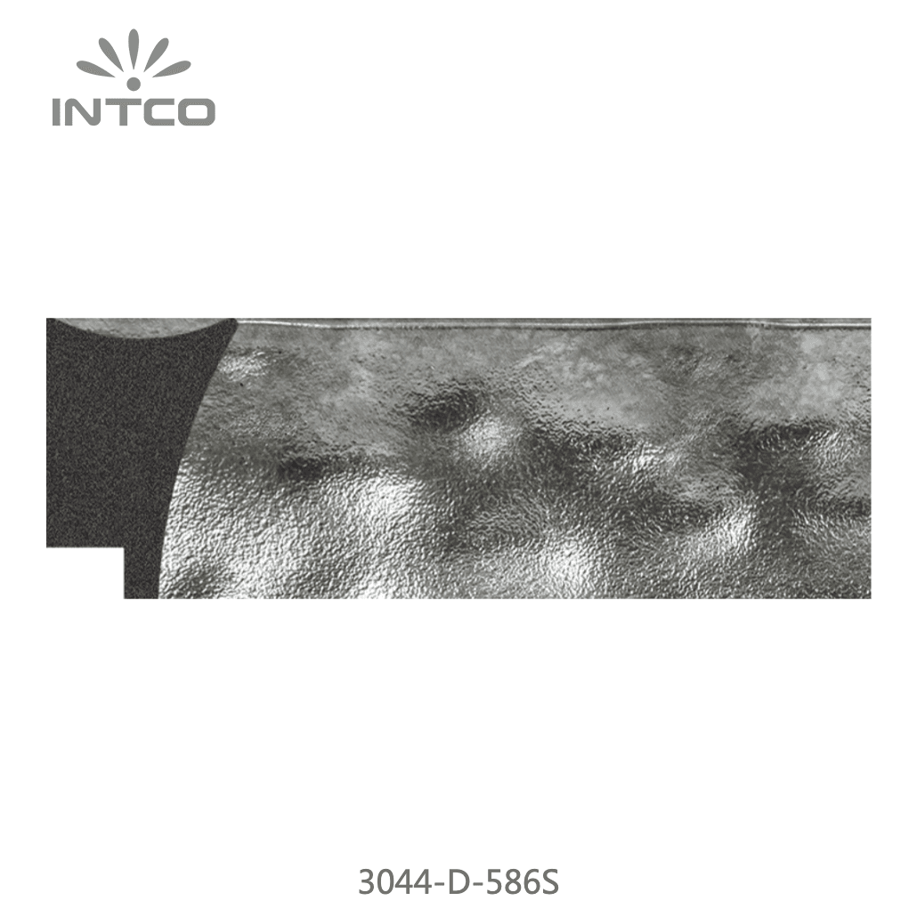 3044-D-586S — 4.63cm Silber PS Bilderrahmenleiste