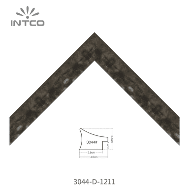 3044-D-1211 — 4.63cm Prateado PS Moldura para Quadro