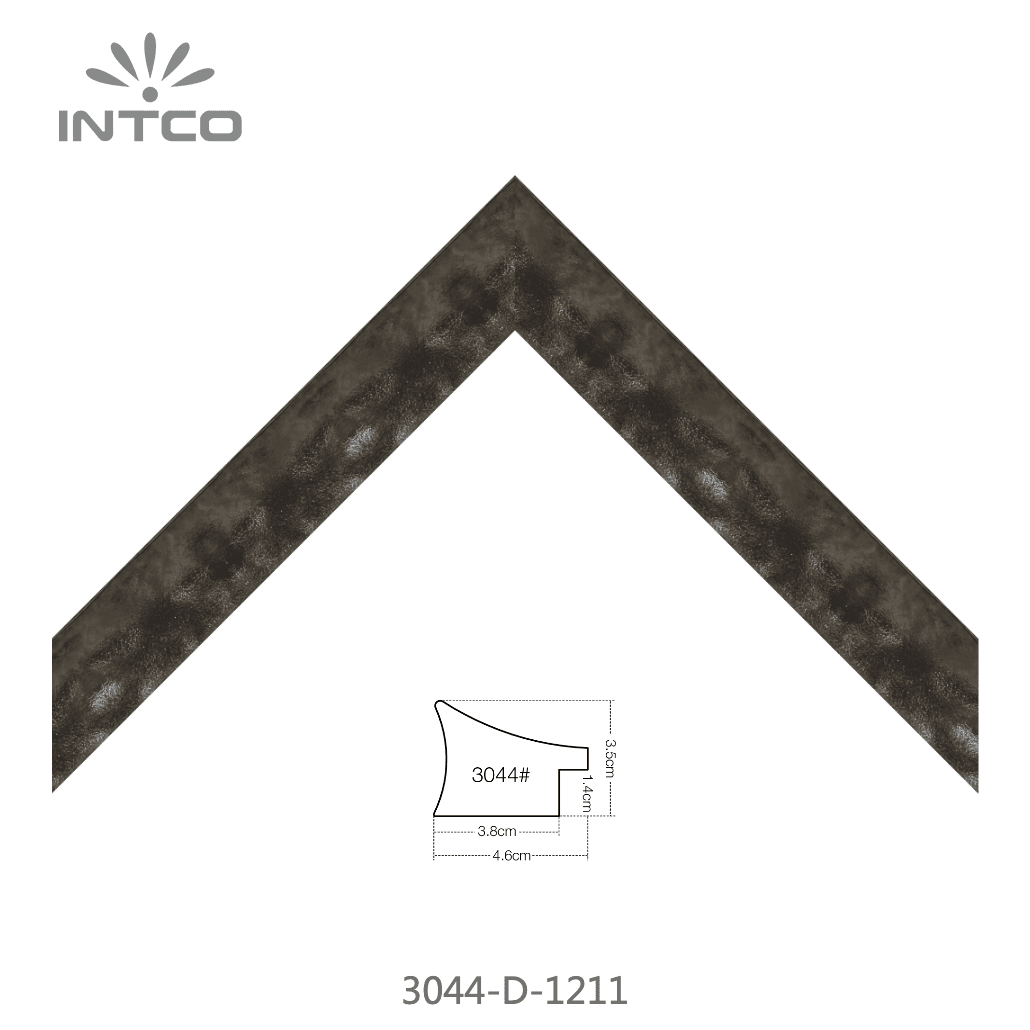 3044-D-1211 — 4.63cm Prateado PS Moldura para Quadro