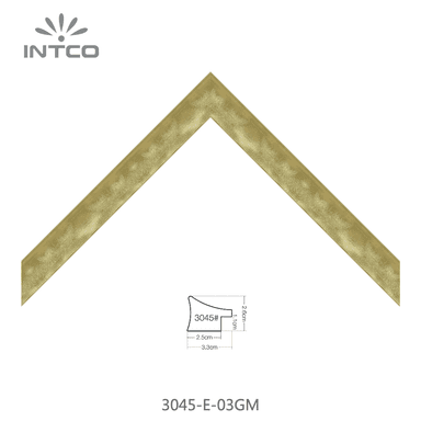 3045-E-03GM — 3.3cm Doré PS Baguette d'Encadrement