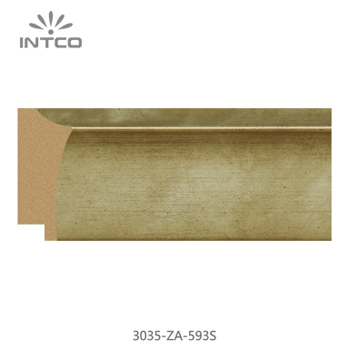 3035-ZA-593S — 5.72cm Dourado PS Moldura para Quadro