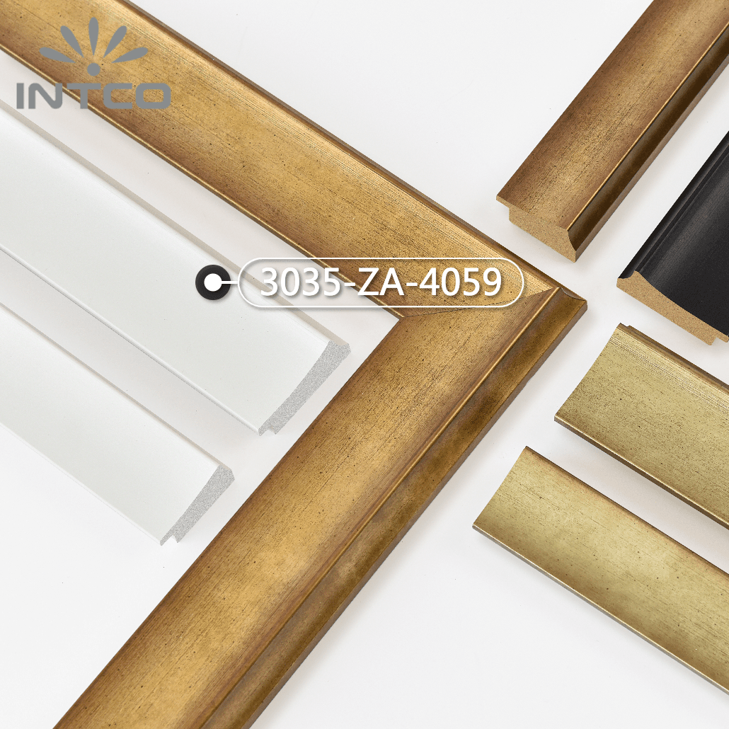 3035-ZA-4059 — 5.72cm Branco PS Moldura para Quadro