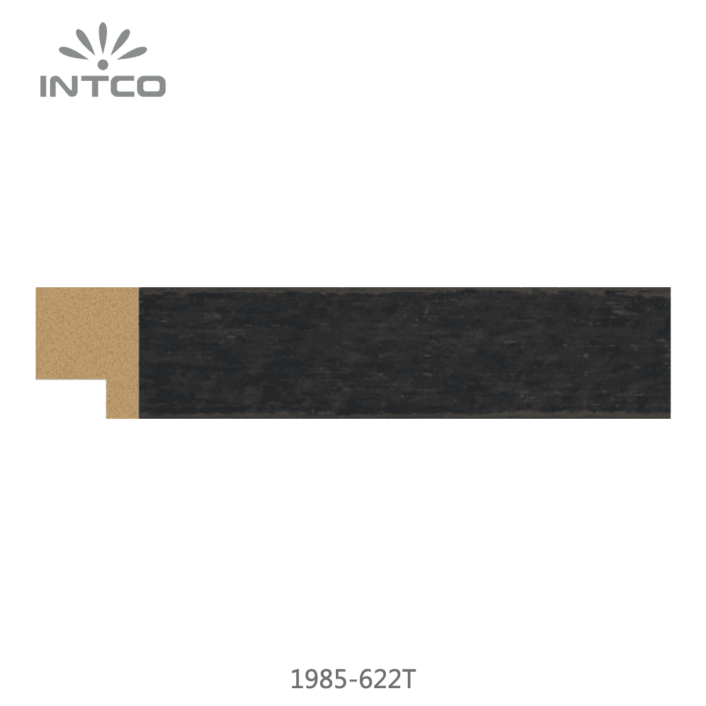 1985-622T — 2.79cm Negro PS Moldura para Marco de Fotos