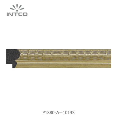 P1880-A--1013S — 3.18cm Gold PS Picture Frame Moulding