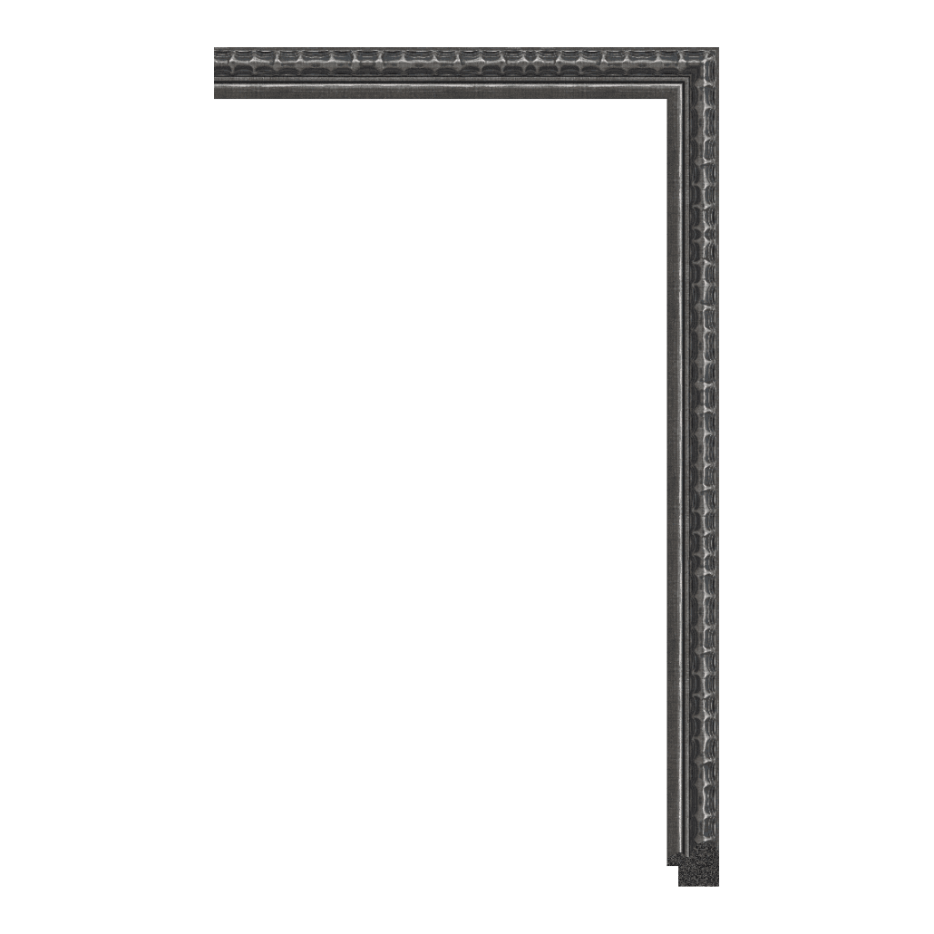 P1880-A-475S — 3.18cm Argenté PS Baguette d'Encadrement