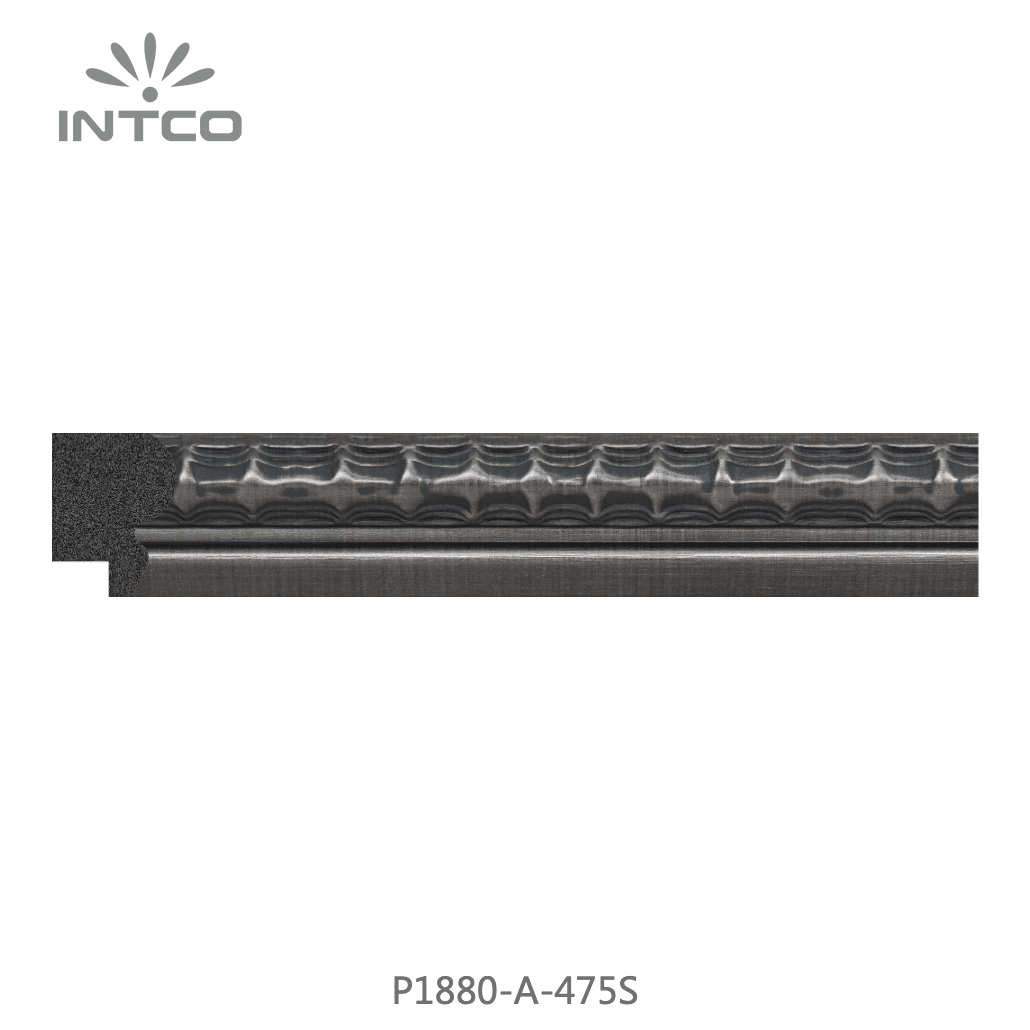 P1880-A-475S — 3.18cm Silber PS Bilderrahmenleiste