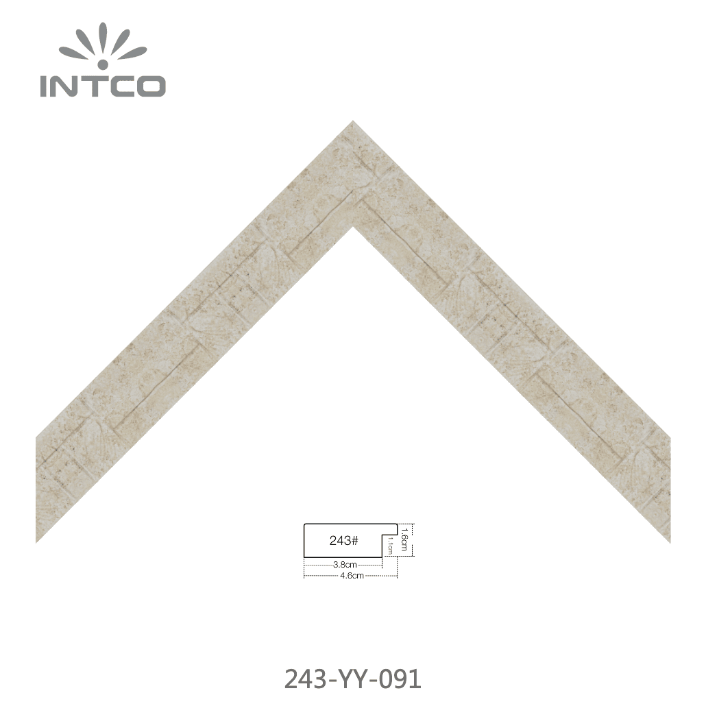 243-YY-091 — 4.56cm Multicolor PS Moldura para Quadro