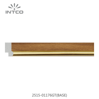2515-01176GT(BASE) — 2.1cm PS Picture Frame Moulding