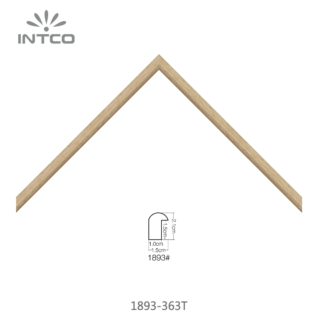 1893-363T — 1.52cm Naturel PS Baguette d'Encadrement
