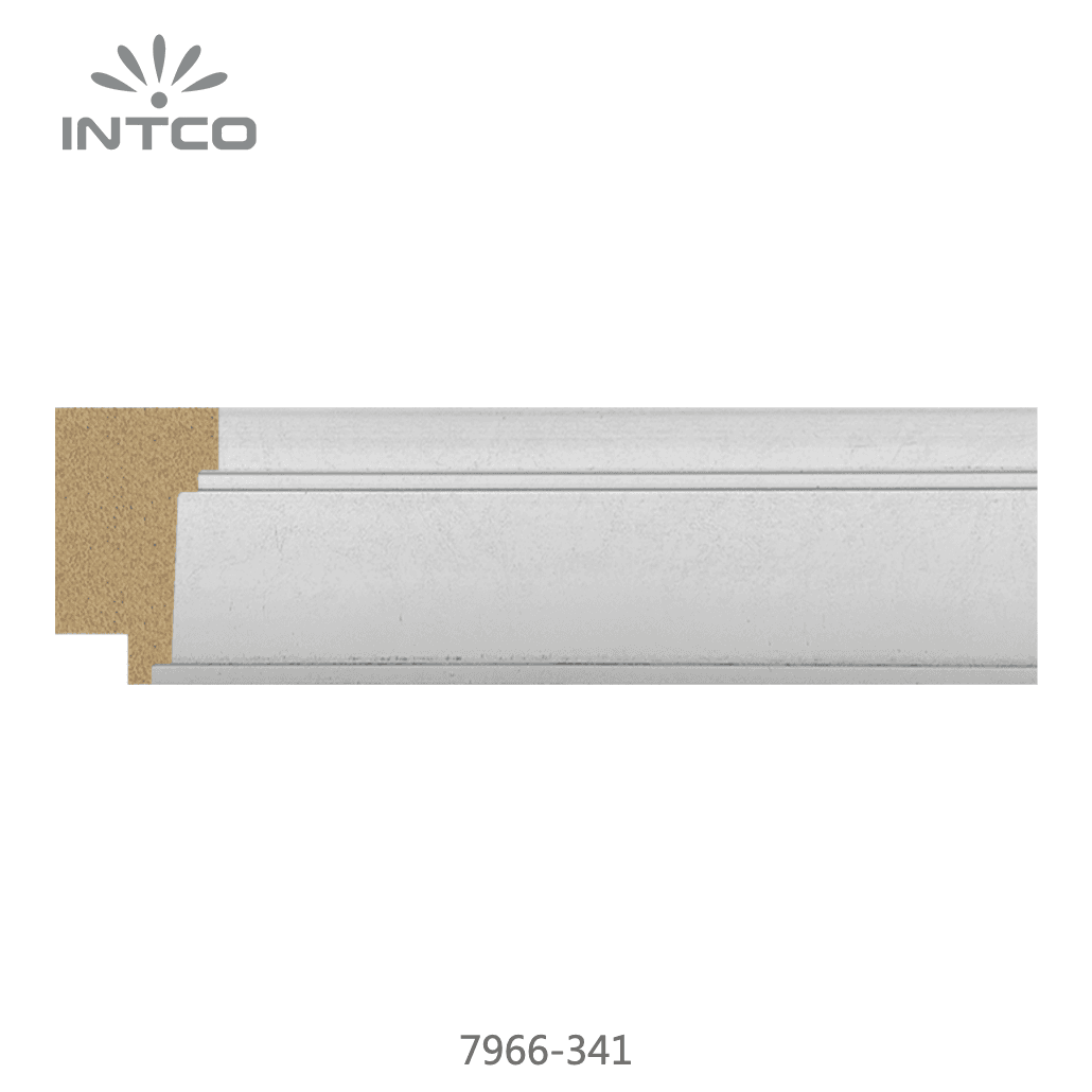7966-341 — 3.81cm Prateado PS Moldura para Quadro