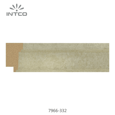 7966-332 — 3.81cm Gold PS Bilderrahmenleiste