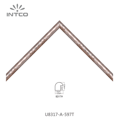 U8317-A-597T — 2.01cm Bronce PS Moldura para Marco de Fotos