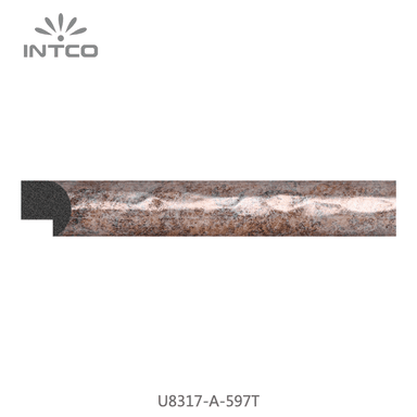 U8317-A-597T — 2.01cm Bronce PS Moldura para Marco de Fotos