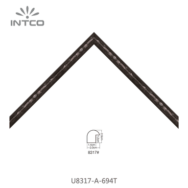 U8317-A-694T — 2.01cm Bronze PS Bilderrahmenleiste