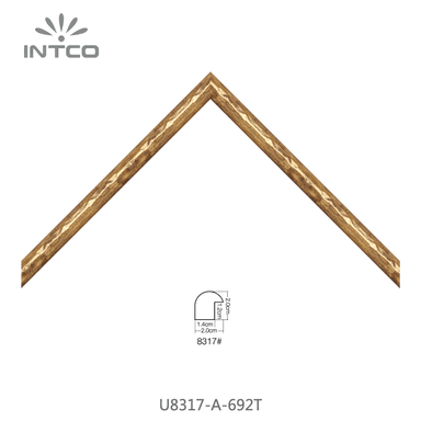 U8317-A-692T — 2.01cm Doré PS Baguette d'Encadrement