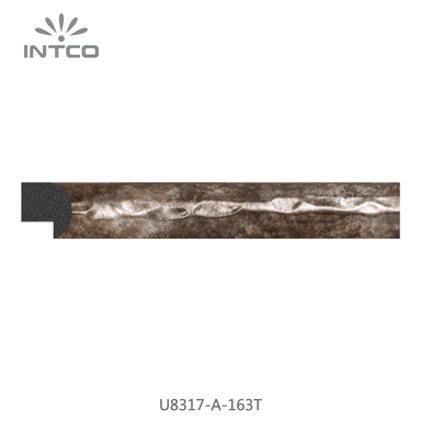 U8317-A-163T — 2.01cm Gold PS Bilderrahmenleiste