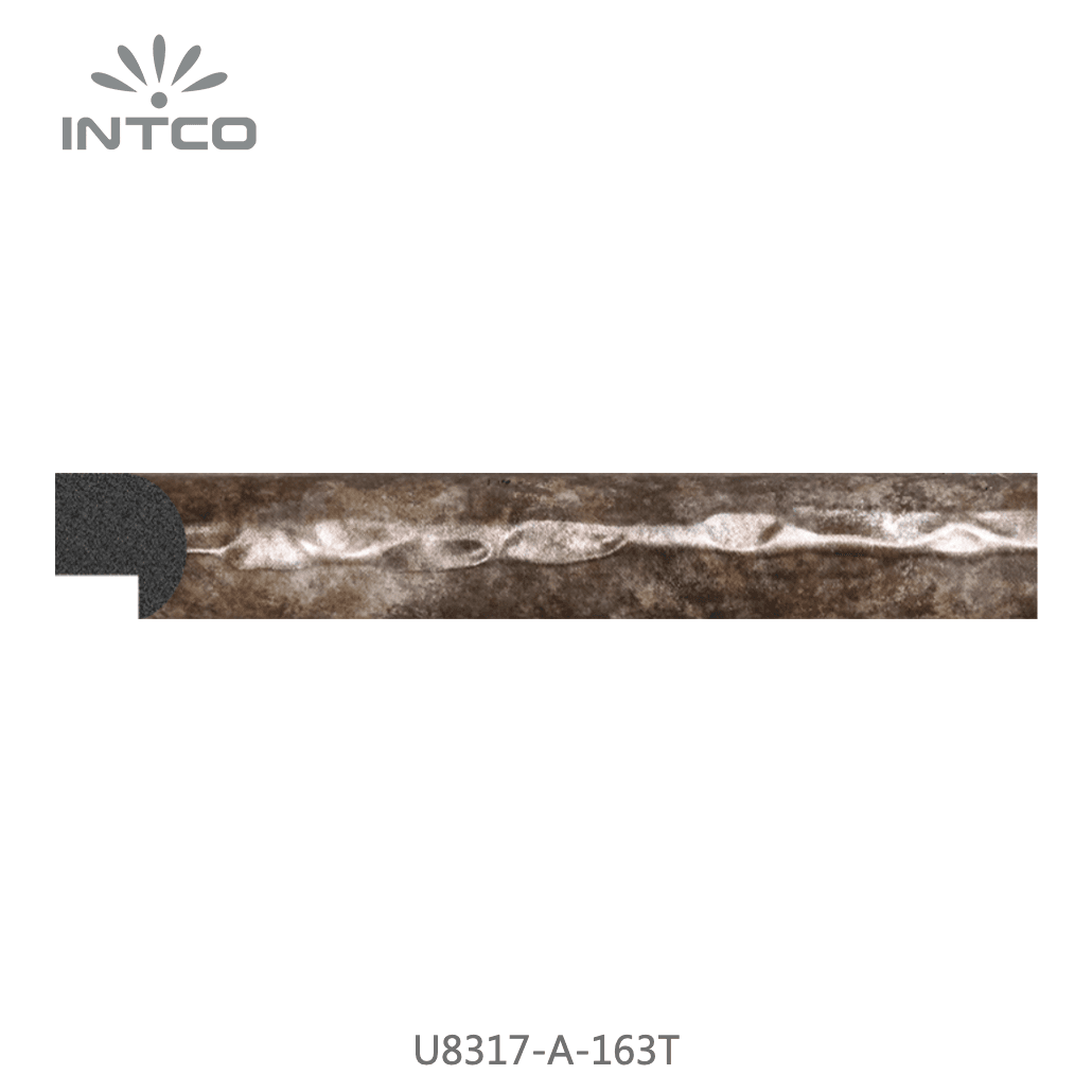 U8317-A-163T — 2.01cm Gold PS Bilderrahmenleiste