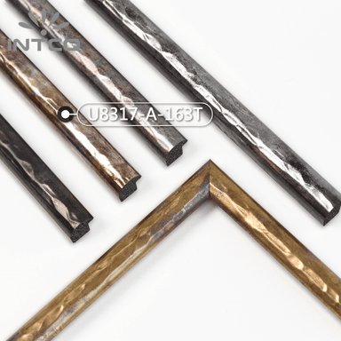 U8317-A-163T — 2.01cm Gold PS Bilderrahmenleiste