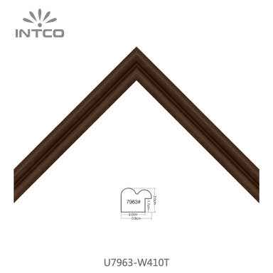 U7963-W410T — 3.81cm ナチュラル PS ピクチャーフレーム・モールディング