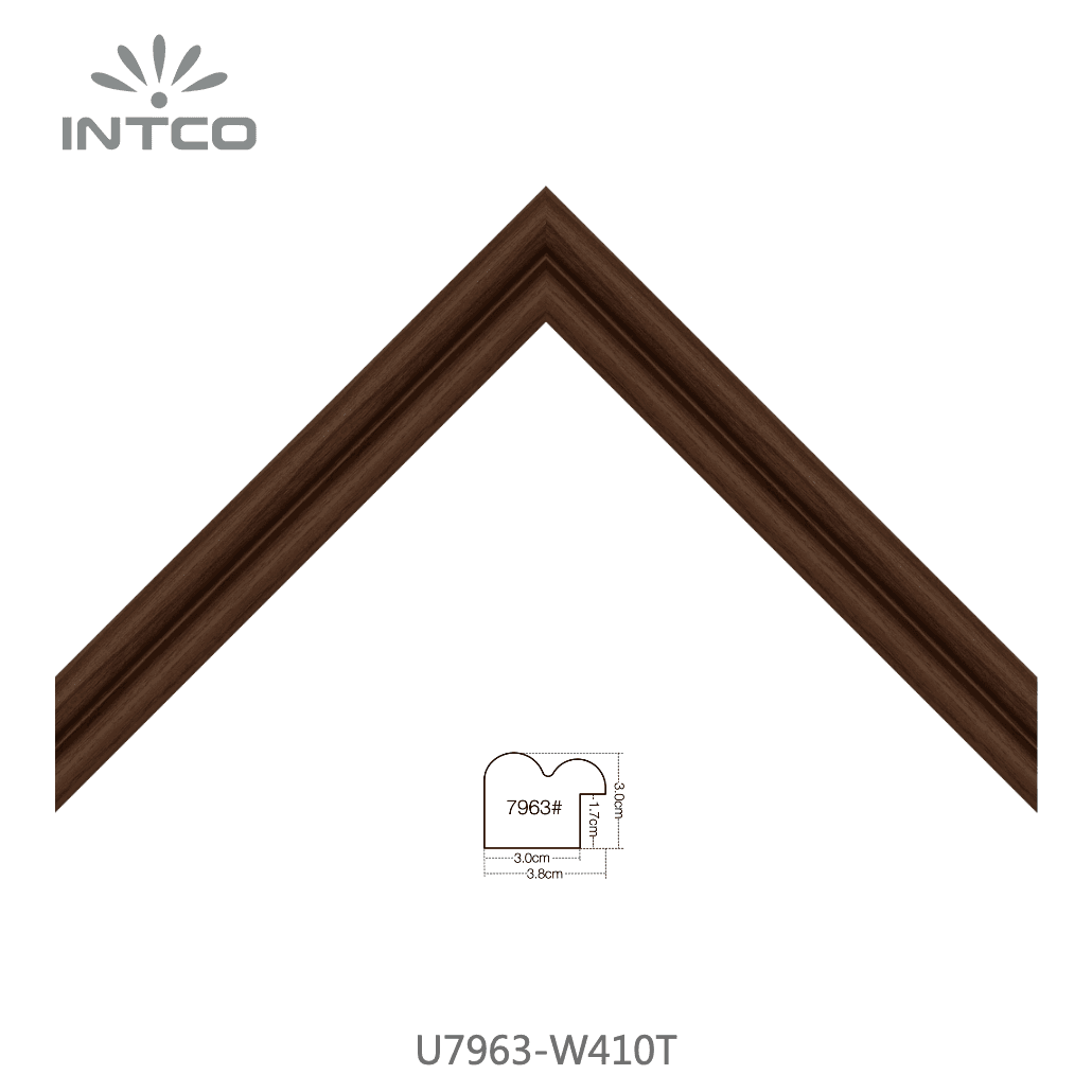 U7963-W410T — 3.81cm ナチュラル PS ピクチャーフレーム・モールディング