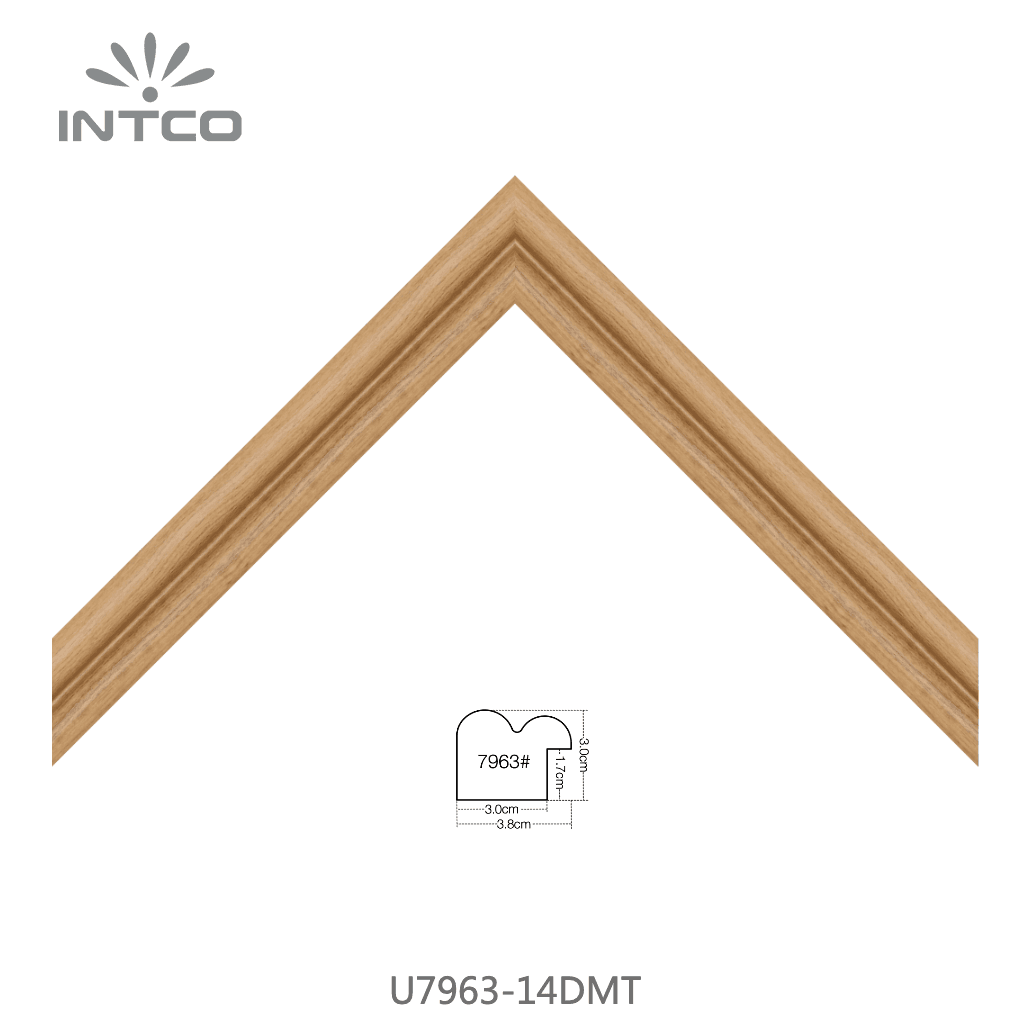 U7963-14DMT — 3.81cm Natural PS Moldura para Quadro