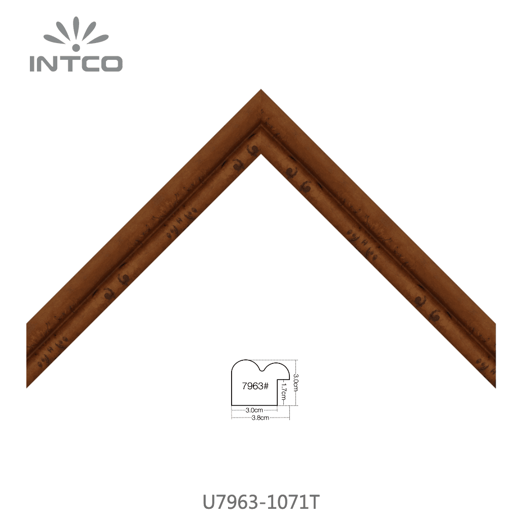U7963-1071T — 3.81cm Naturel PS Baguette d'Encadrement