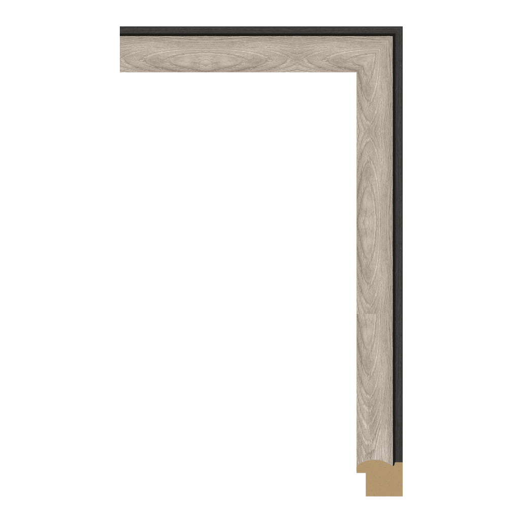 U7962-110BT — 3.81cm Natur PS Bilderrahmenleiste