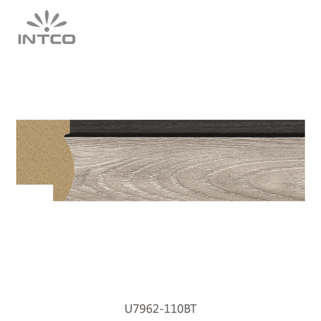 U7962-110BT — 3.81cm Natur PS Bilderrahmenleiste