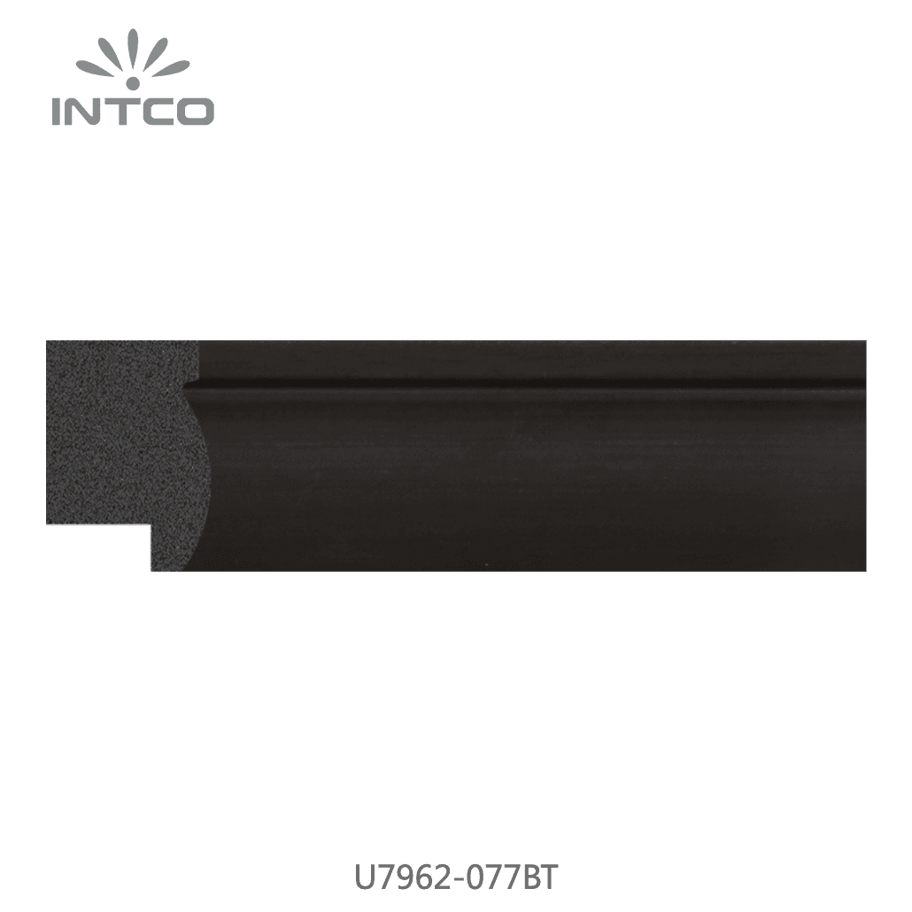 U7962-077BT — 3.81cm Noir PS Baguette d'Encadrement