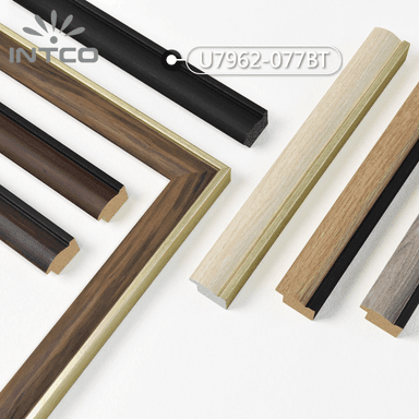 U7962-077BT — 3.81cm Noir PS Baguette d'Encadrement