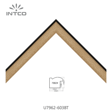 U7962-603BT — 3.81cm PS Moldura para Marco de Fotos
